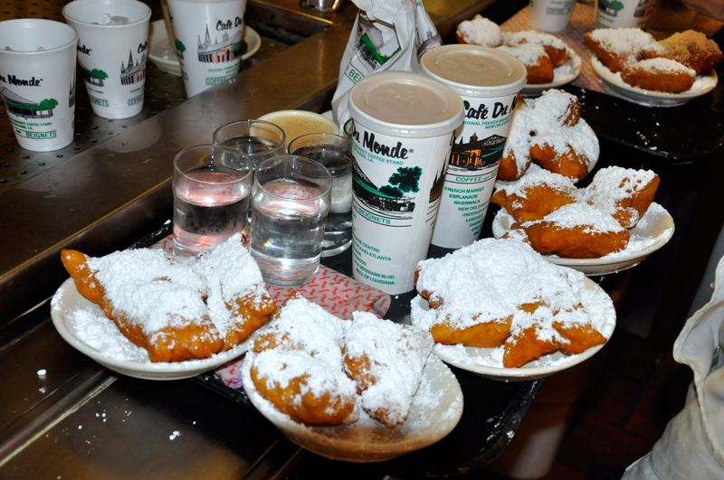 The famous beignets from Cafe Du Monde in New Orleans. (Photo courtesy CafeDuMonde.com)