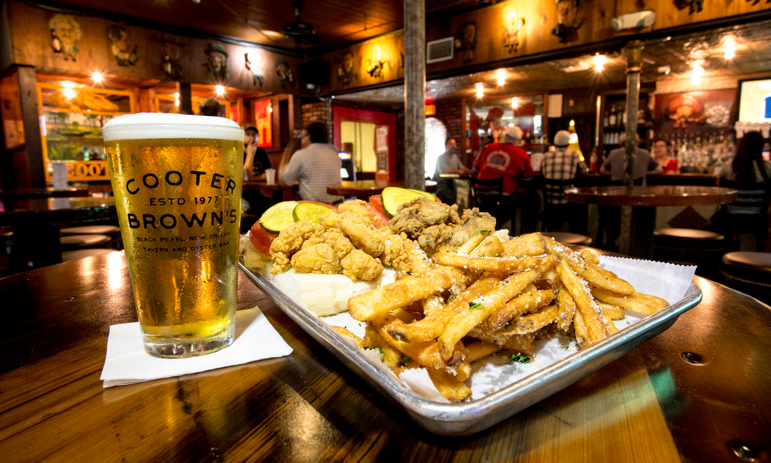 Fried oysters at Cooter Brown's in New Orleans. (Photo courtesy CooterBrowns.com)