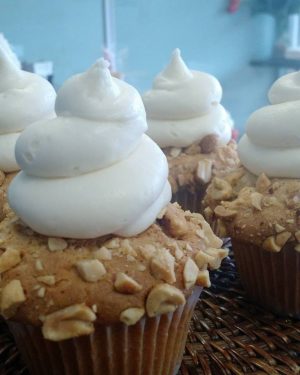 Peanut Butter Brittle Cupcake. Photo courtesy- Coastal Cupcakes. 