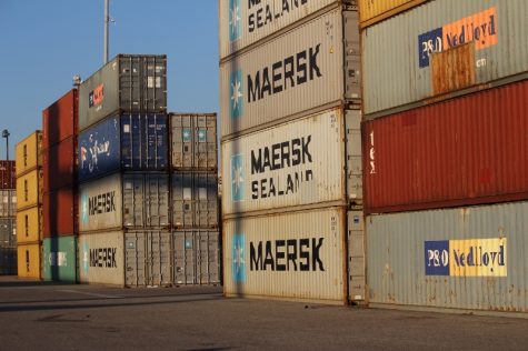 Maersk and the Mediterranean Shipping Company make up the 2M shipping alliance, which already connects Wilmington to major ports in southeast Asia. (Photo Benjamin Schachtman)