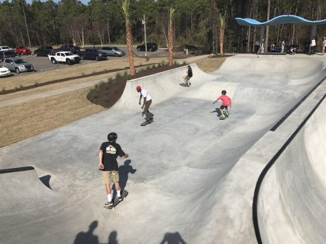 Opening day at Ogden's new skatepark, funded in part by a grant from Tony Hawk. (Photo Benjamin Schachtman)