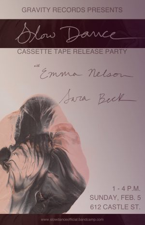 Slow Dance album art by Portland-based artist Alice Hall. 