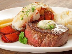 From February 10th-14th, in addition to their regular menu, Johnny Luke's will offer a Couples Surf & Turf Dinner for Valentine's Day.