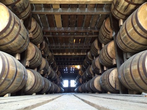 Bourbon barrels at Willett Distillery. (Photo courtesy Allison Carter)