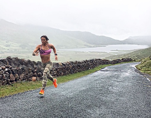 Ashley Horner ran from Virginia Beach to Wilmington, NC last year for charity and she will do a similiar ultra run next month in Haiti. (Photo courtesy Ashley Horner) 