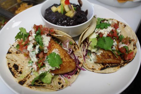 Southern style, Latin flavor: quinoa-crusted flounder tacos. (Photo Benjamin Schachtman)