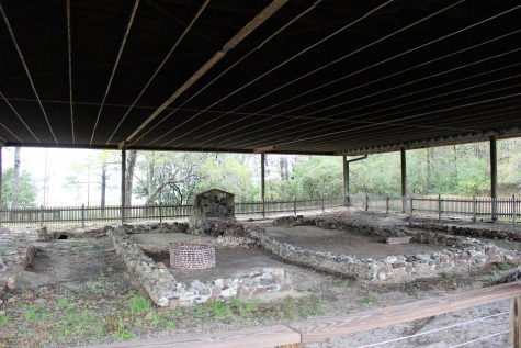 The ruins at Russellborough were excavated in the 1960s. The area's first toilet was located among the ruins.