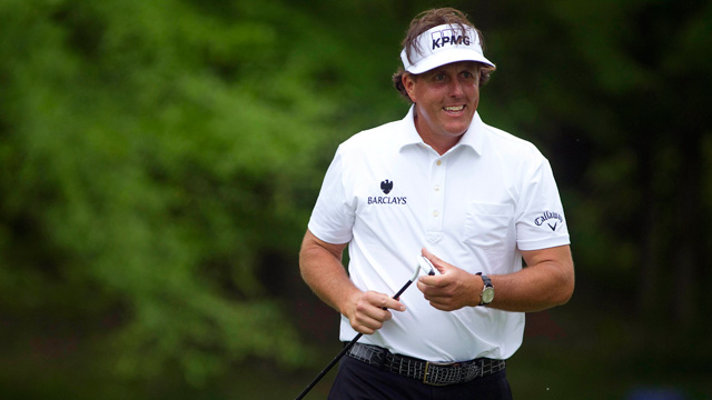 Phil Mickelson and Adam Scott both committed to Wells Fargo Championship. Photo courtesy- PGA TOUR, www.PGA.com. 
