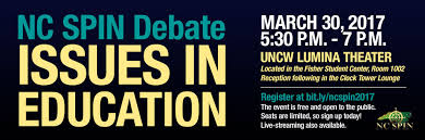 Four panelists with differing views on education policy will be on campus this week. 