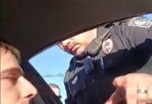 Sergeant Kenneth Becker threatened an Uber driver with jail, claiming it was illegal to film a law enforcement officer. That was not true. (Port City Daily photo | COURTESY JESSE BRIGHT)