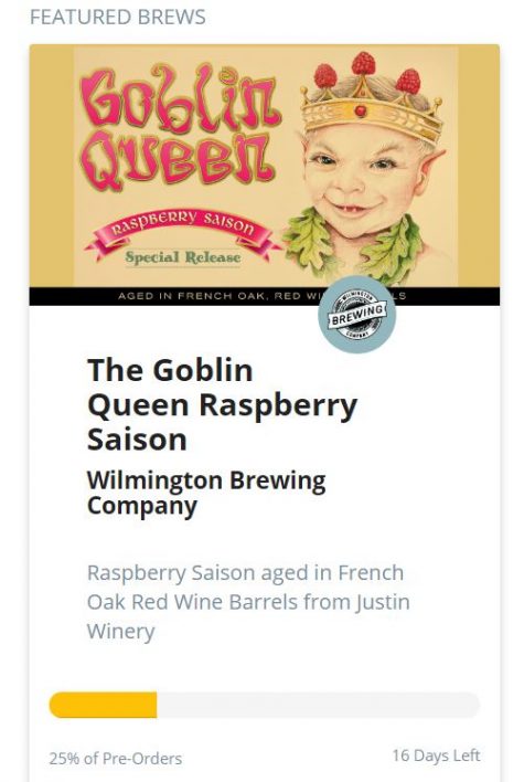 Brewfully users see ongoing projects from local breweries, including a description and updates on status. (Courtesy Brewfully/Wide Open Technologies)
