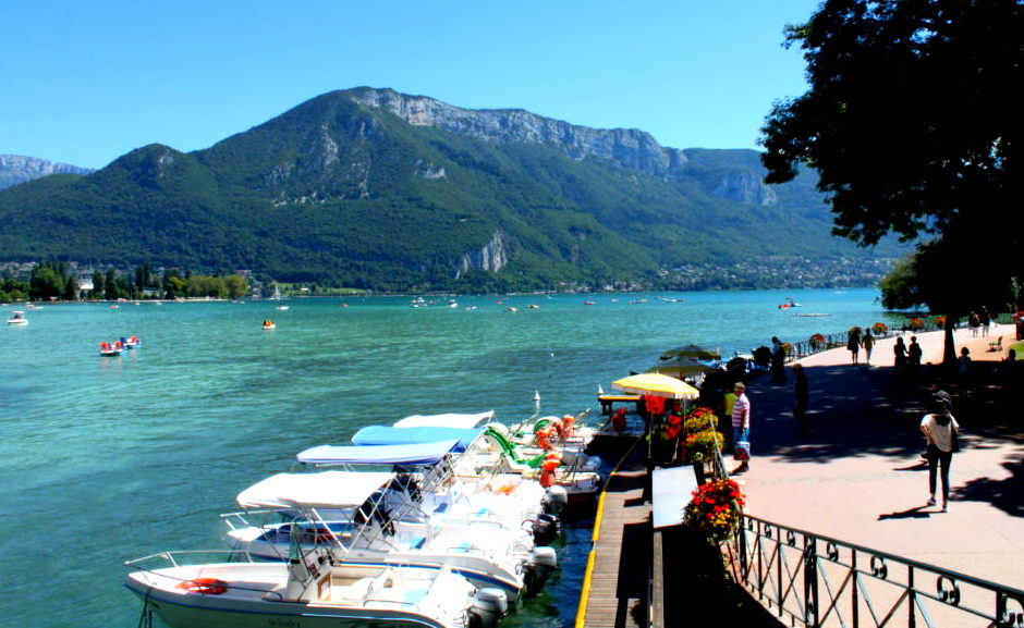 Allison Barrett Carter writes, "Annecy was still worth craning my neck around and jostling fellow sightseers to take it in." Photos courtesy Allison Barrett Carter