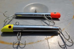 A 'Gotcha!' plug like this was used to land a 15.5 lb false albacore this week