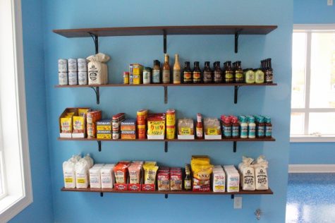 The market just needs some last minute touches - and its first shipment of fresh fish - before its opening next week. Some of the essentials are already in place. (Photo Benjamin Schachtman)