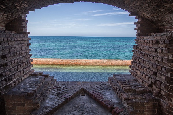 Fort Jefferson at the Dry Tortugas. 