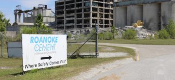 In 2017, New Hanover County reclassified 11 heavy industrial uses as light industry, placing them in a zoning district with looser regulations. Those industries included cement plants, like that now-abandoned Titan plant. (Port City Daily photo / Benjamin Schachtman)