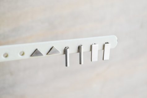 These delicate studs pair well with any ensemble and come in sterling silver or solid gold. (Port City Daily Photo/COURTESY OF ANDREA WATSON DESIGNS)