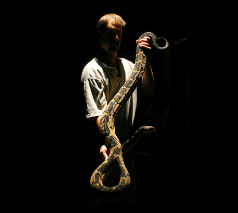 Larry Dean Ripa was a longtime part of downtown Wilmington, known for his out-sized adventures tracking, studying and collecting the world's deadliest snakes. (Port City Daily photo / CAPE FEAR SERPENTARIUM)