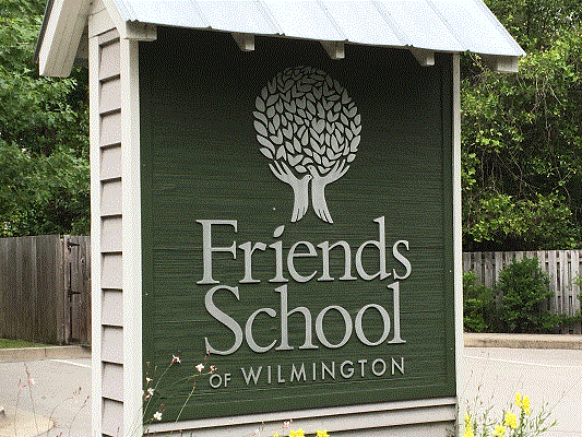 The Friends School of Wilmington PTO is holding a used shoe drive. (Port City Daily photo/MICHAEL KANE)