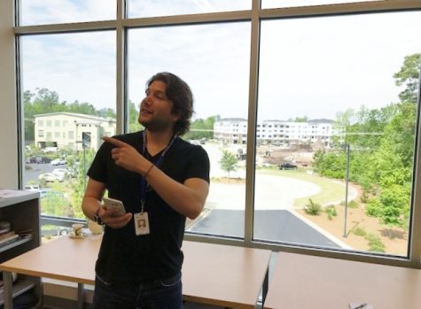 Petrics Founder Ed Hall says the smart-phone app will help the average pet owner looking for the right food, but that's just the beginning. (Port City Daily photo / BENJAMIN SCHACHTMAN)