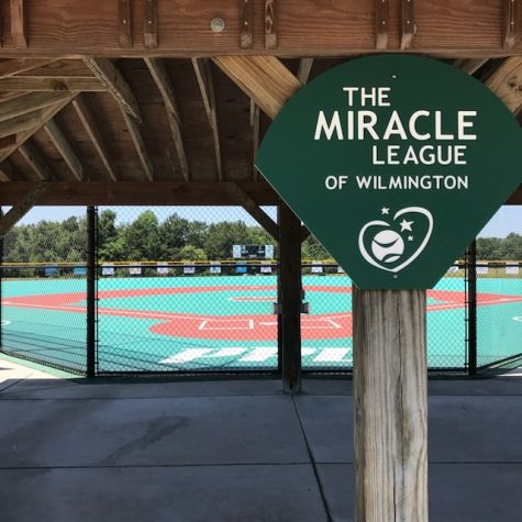 The Miracle League of Wilmington's specialized field in Olsen Park. (Port City Daily photo / BENJAMIN SCHACHTMAN)