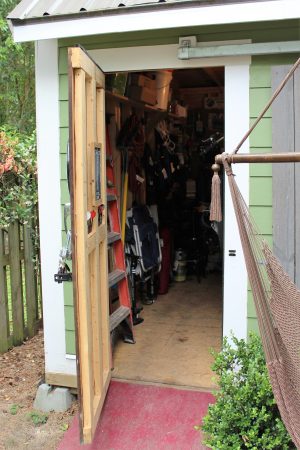 The shed portion of, "Tatum's Pub Shed."