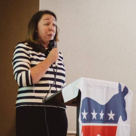 Dr. L. Kyle Horton speaking at the North Carolina 7th District Democratic Convention. (Port City Daily photo / COURTESY KYLE HORTON FOR CONGRESS)