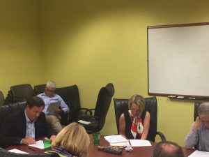 Members of the CFPUA board meet Friday for a special called meeting regarding GenX. (Michael Praats/Port City Daily photo)