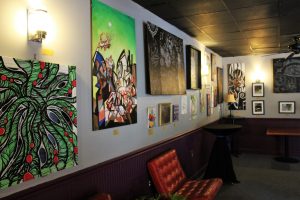 Brezinski also wants this new venue to be the home of local music in Wilmington, they also showcase local art. (Port City Daily photo/CORY MANNION)