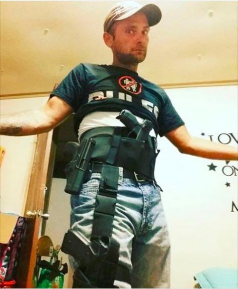 The Brunswick County Sheriff's Office is searching for Douglas Anthony Blouin Jr., considered armed and dangerous. (Port City Daily photo / COURTESY BRUNSWICK COUNTY)