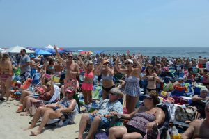 The event, which is co-sponsored by the Cape Fear Shag Club, is catered to party people of all ages. They promise to 'bring together a multi-generational family crowd that lets the music flow like the crashing of the waves where you can shag a little, boogie a little and smile a lot.' (Port City Daily photo/COURTESY PLEASURE ISLAND CHAMBER OF COMMERCE)