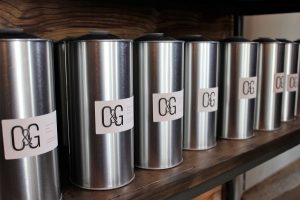 Not only is Crush and Grind a Cafe/Bar, but it's also a bottle shop. They offer several local beers on draught, and you can take it home fresh in one of their refillable tin growlers. (Port City Daily photo/CORY MANNION)