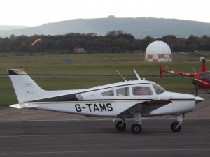 A Beechcraft Musketeer crashed shortly after takeoff Wednesday evening (File photo)