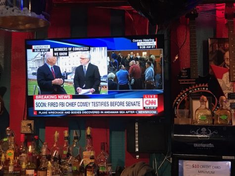 Comey's testimony, free donuts and half-priced Russian vodka will make for an "interesting morning" at a Wrighstville Beach bar, according to bartender Tres Aperfine. (Port City Daily photo / BENJAMIN SCHACHTMAN)