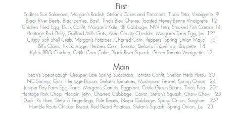 James Doss' RX features 'Kyle's BBQ Chicken' and 'Humble Roots Chicken Breast.' It's critically acclaimed food that pays homage to the farmers who make it possible. But it's probably a bit pricey - for most people - for everyday meals. (Port City Daily photo/RX RESTAURANT)