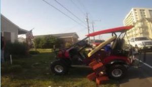 Golf cart accidents in Carolina Beach are less frequent than automobile accidents, but still happen (Photo courtesy of Carolina Beach)