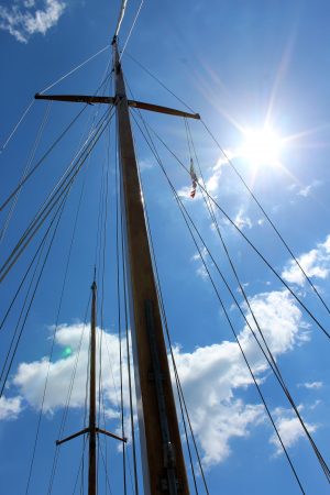 The Aurora was designed by Cheoy Lee Shipyards, a Hong Kong based company responsible for racing vessels and yachts. (Port City Daily photo/CORY MANNION)