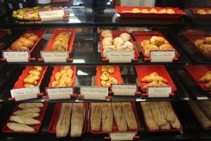 Far from France offers fresh baked pastries as well as fresh desserts. (Port City Daily photo/MICHAEL PRAATS) 