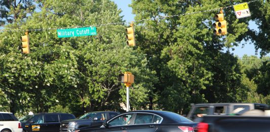 Military Cutoff Road is already over capacity according to the City of Wilmington (Port City Daily Photo/MICHAEL PRAATS)