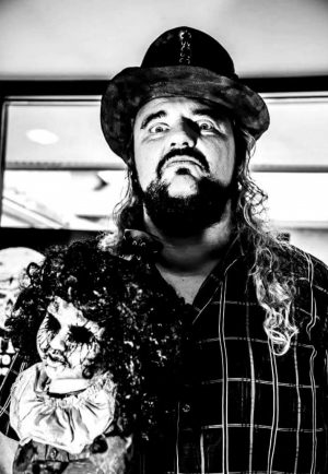 The Cape Fear Comic Con will feature UPWA World Heavyweight Champion Papa Stro Maestro, pictured here with Dorothy. (Port City Daily photo/COURTESY JOHN STAMEY)