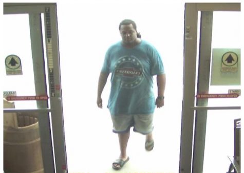Lowe's Food supplied Leland Police with this image of a man suspected in a counterfeit money case. (Port City Daily photo / COURTESY LELAND POLICE)