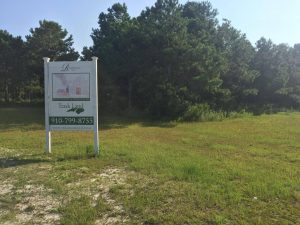 The land where Renaissance North will be located is on Sir Tyler Drive and Military Cutoff Road (Port City Daily photo/MICHAEL PRAATS)