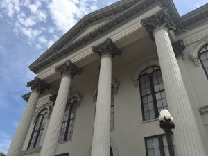 Repairs were made to City Hall modillions costing $600,000 (Port City Daily photo/MICHAEL PRAATS)