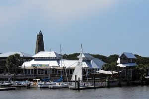 Bald Head Island, located 2 miles off the coast of Southport, is only accessible by boat or ferry, offering a "relaxed" environment for residents and tourists alike. (Port City Daily photo/CORY MANNION)