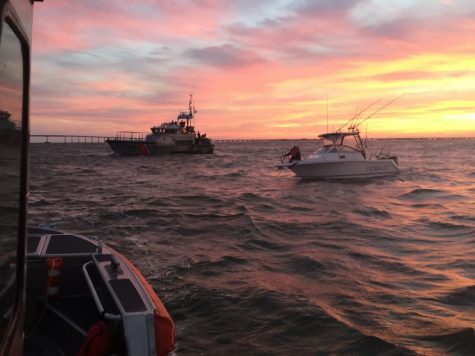 Boat rescues can run $5,000 per hour, so responding to hoaxes can rack up a sizable bill. (Port City Daily photo / COURTESY US COAST GUARD)