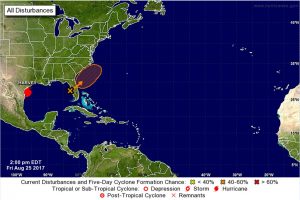 North Carolina could see it's first tropical system of the year next week, as a system of strong thunderstorms moves into the Atlantic over the weekend. (Port City Daily photo/COURTESY NHC)