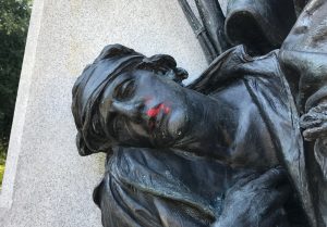 As this controversial piece of history returns to the forefront of conversation, folks are left reconsidering what's history, and what's bigotry. (Port City Daily photo / BEN SCHACHTMAN)