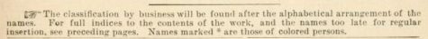 The entry for Balaam Fuller, a black businessman who ran Wilmington's only billboard sign company in 1897, the year before the riot. (Port City Daily photo / J.L. Hill DIRECTORY)