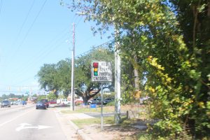 Red-light cameras are operated throughout Wilmington by a private company, American Traffic Solutions. (Port City Daily photo/MICHAEL PRAATS)