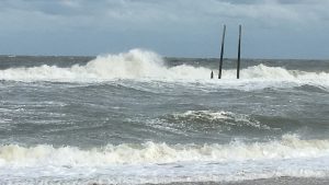 Hazardous weather conditions are expected in the Cape Fear region until Tuesday morning. (Port City Daily photo/MIKE KANE)